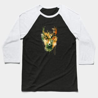 Surreal Deer Baseball T-Shirt